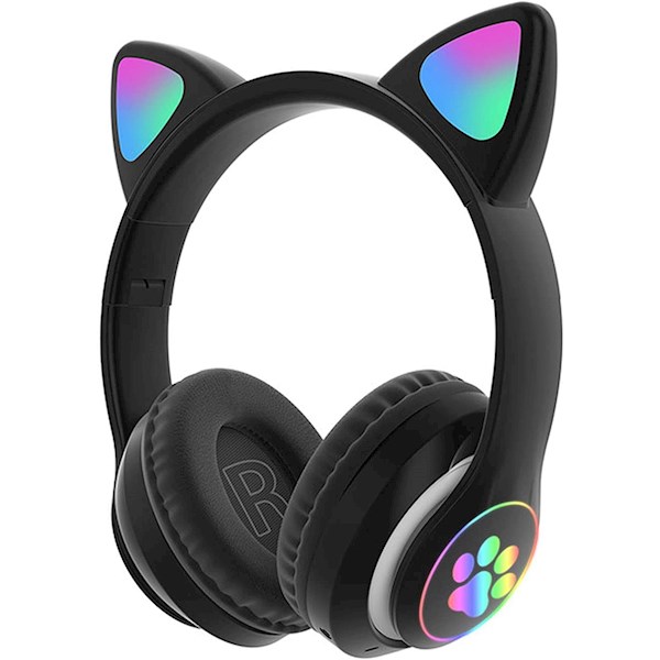 ყურსასმენი Cat Ear STN-28 Wireless bluetooth Headphones, Black